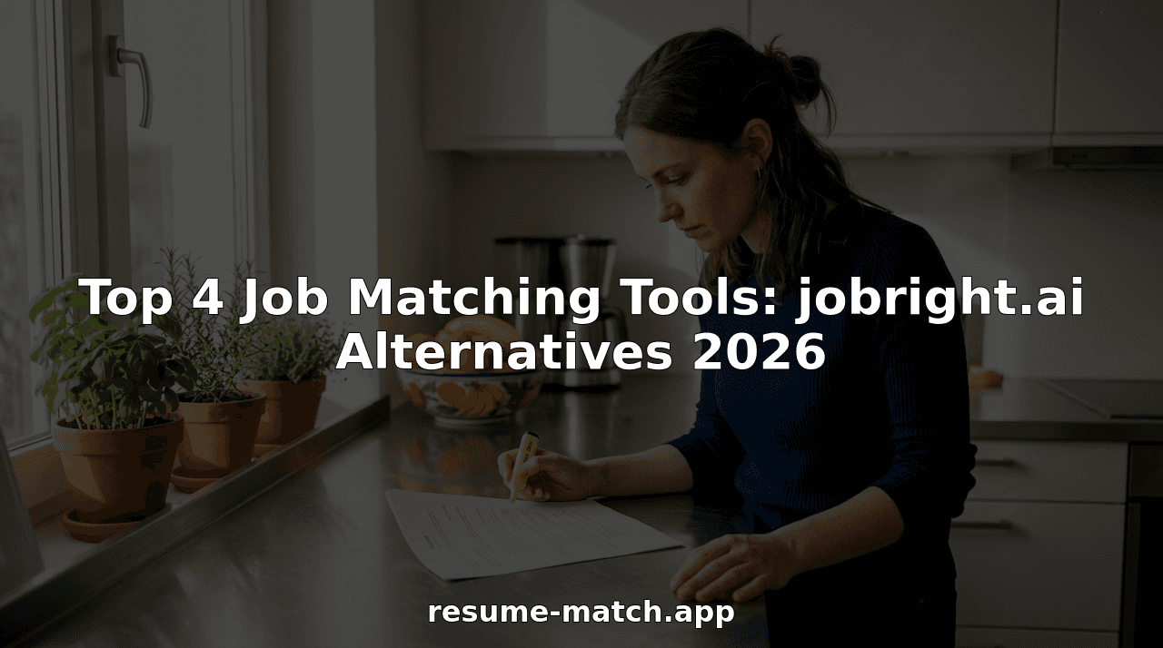 Top 4 Job Matching Tools: jobright.ai Alternatives 2026